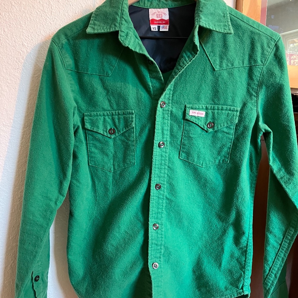 Topo Designs Green Mountain Shirt Women's XS
